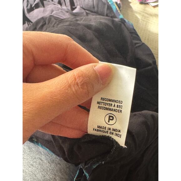 Anthropologie Lisette Maxi Dress Boho Mixed Print XS Petite EUC - Picture 8 of 9